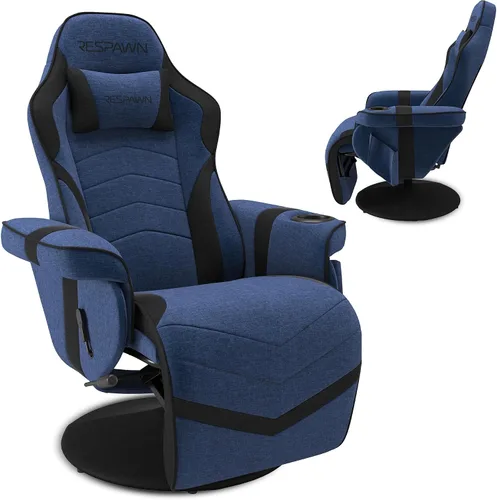 Miniatura 9 de RESPAWN 900 Silla Gamer Reclinable para Consola con Reposapiés y Soporte Lumbar - Silla Gamer Ergonómica Cómoda con Reposacabezas, Sin Ruedas