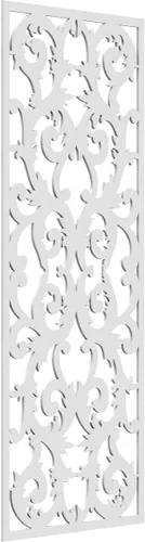 Miniatura 159 de Meadville Paneles decorativos de pared de madera con calado, 9 3/8 pulgadas de ancho x 24 3/8 pulgadas de alto x 1/4 de alto, aliso