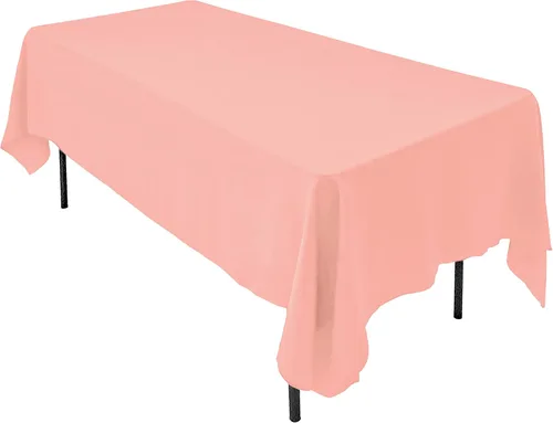 Miniatura 26 de AK TRADING CO. Mantel rectangular de poliéster de 60 x 102 pulgadas, fabricado en Estados Unidos, resistente a las arrugas, ignífugo, duradero