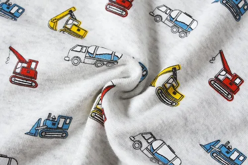 Miniatura 3 de Family Feeling - Conjunto de 2 piezas de pijama de Navidad a rayas para niños y niñas, 100% algodón