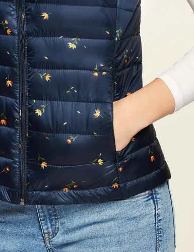 Miniatura 4 de TSLA Chaleco acolchado ligero y plegable para mujer, chalecos de invierno resistentes al agua