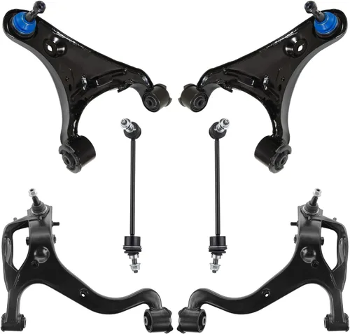 Miniatura 79 de Detroit Axle - Kit de extremo delantero para Chrysler 300 Dodge Charger Challenger 2011-2023, 2 brazos de control inferiores traseros 2 varillas