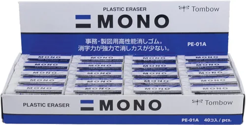 Miniatura 13 de Tombow 57321 Borrador MONO, blanco, pequeño, paquete de 5. Elimina limpiamente las marcas sin dañar el papel