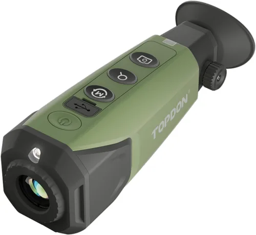 TOPDON TS004 Monocular de Imágenes Térmicas, 320 x 240 TISR 256 x 192 Resolución IR, Conexión Inalámbrica Soportada, Visión Nocturna Térmica de 13mm