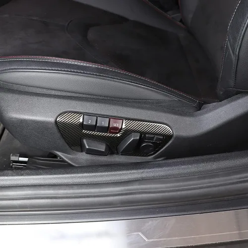 Miniatura 5 de Daeiclru Cubierta de panel de botón de ajuste de asiento para Toyota Supra GR A90 A91 MK5 2018-2022, cubierta de panel de interruptor de botón
