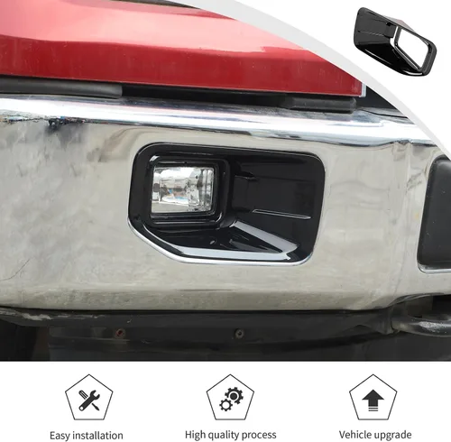 Miniatura 6 de JWWY Faros delanteros antiniebla, luces antiniebla, embellecimiento, embellecimiento, ajuste para Ford F150 2015-2020, accesorios exteriores ABS