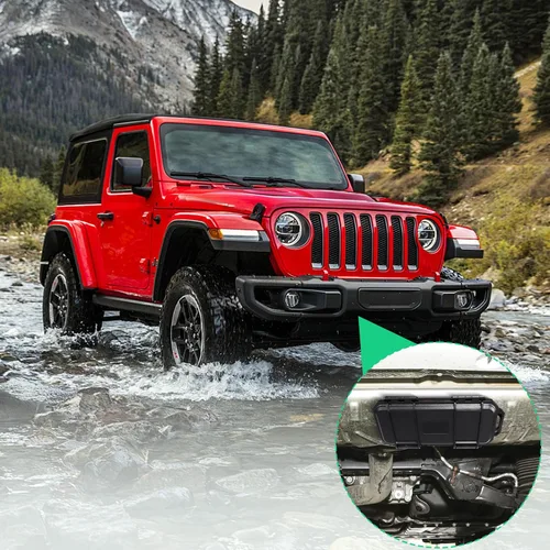 Miniatura 6 de Llavero magnético debajo del automóvil, caja magnética impermeable para llaves para ocultar una llave en el exterior con 2 imanes fuertes, llavero