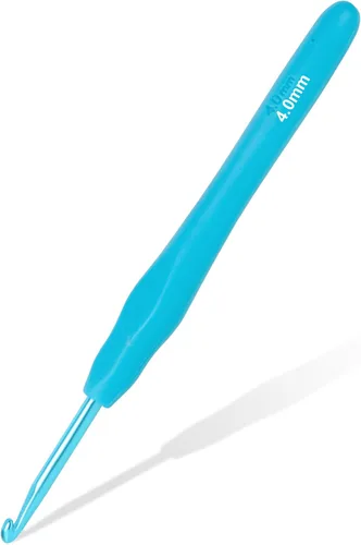Miniatura 13 de Ganchos ergonómicos de ganchillo de 0.236 in con mango de agarre cómodo para artritis y alivio del dolor de manos, agujas de ganchillo fáciles