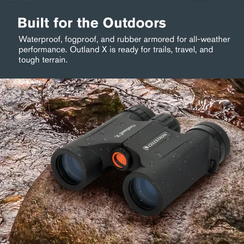 Miniatura 7 de Celestron Outland X Binoculares, color negro
