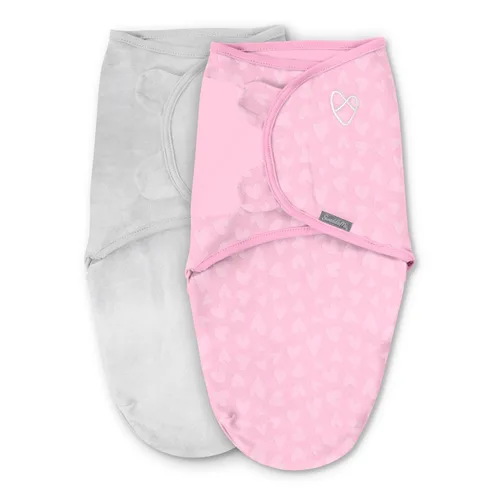 Miniatura 13 de SwaddleMe - Manta original orgánica, talla S/M, de 0 a 3 meses, paquete de 2 (cielos estrellados)