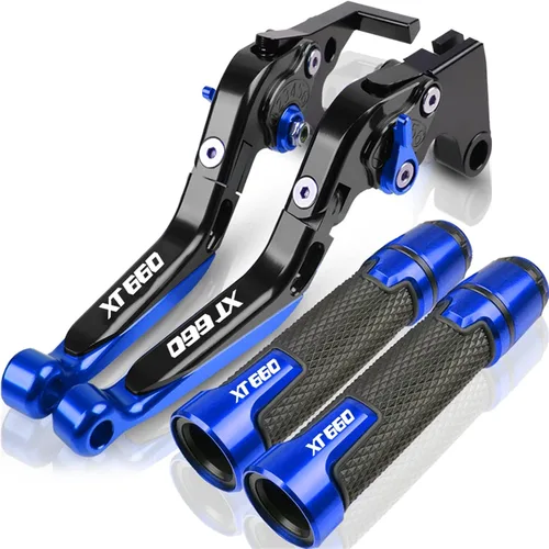 Miniatura 19 de Para Yamaha XT660 XT660X XT660R XT660Z 2004-2020 Palancas de embrague de freno extensibles plegables para motocicleta, embrague de freno ajustables