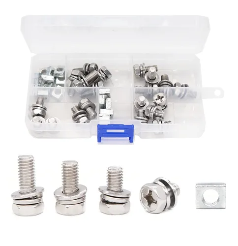 Miniatura 5 de Pernos y Tuercas para Batería, Pernos Terminales M5 x 10mm para ATV, Pernos de Acero Inoxidable M5 para Motocicleta, Barco, Bicicleta Eléctrica