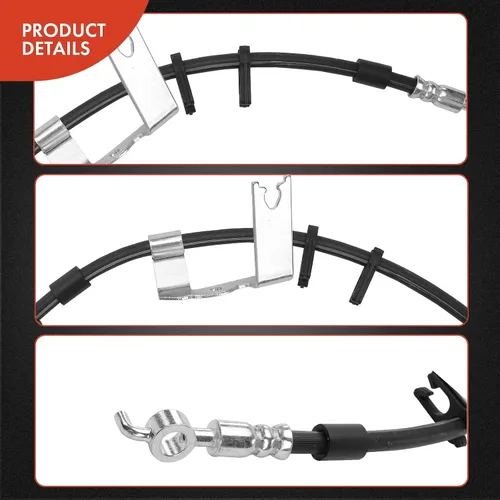 Miniatura 5 de A-Premium Manguera hidráulica de freno trasero compatible con modelos Ford y Lincoln seleccionados - Edge 2016-2021, Nautilus 2019-2020, MKX