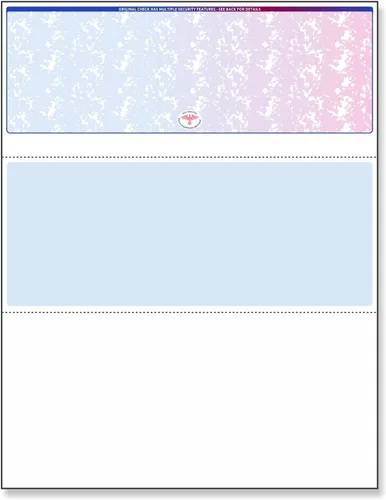 Miniatura 16 de NextDayLabels - Stock de cheques en blanco para láser/chorro de tinta, 8-1/2 x 11" 24# lb, 500 hojas por paquete (parte inferior azul)