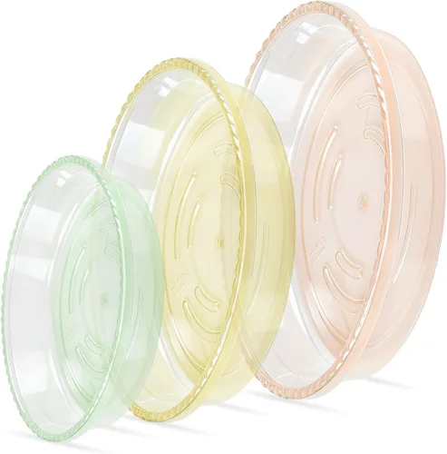 Miniatura 6 de SupKing Paquete de 9 Platillos para Plantas (6 pulgadas /8 pulgadas /10 pulgadas), Bandejas Resistentes y Robustas para Plantas, Bandeja