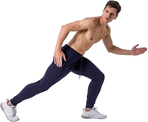 Miniatura 7 de Wangdo - Pantalones deportivos para hombre con bolsillos con cremallera