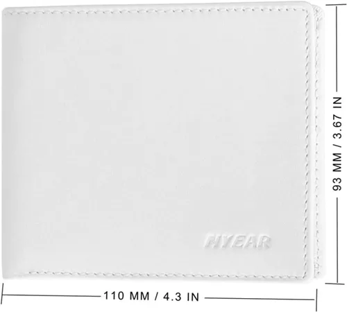 Miniatura 4 de NYEAR Cartera Hombre, Blanco, Cartera delgada