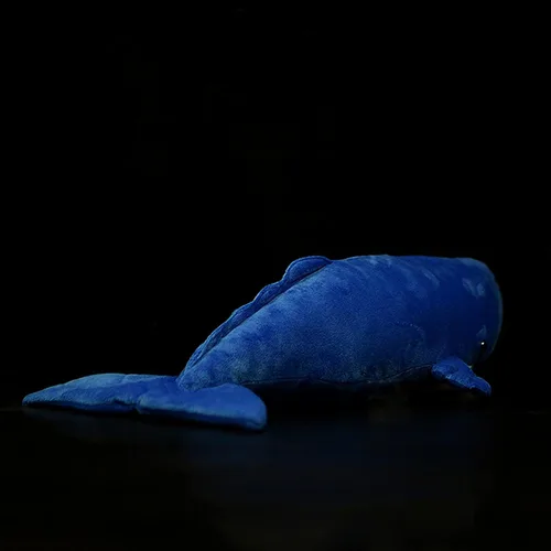 Miniatura 9 de Juguete de peluche realista de ballena espermática – Juguetes de peluche de ballena espermatozoides largos y realistas, súper suaves, muñecos