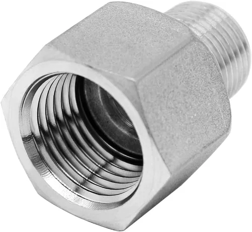 Miniatura 3 de Beduan Accesorio de Tubería de Acero Inoxidable 1/2" NPT Rosca Macho x 1/2" NPT Rosca Hembra Adaptador de Tubería