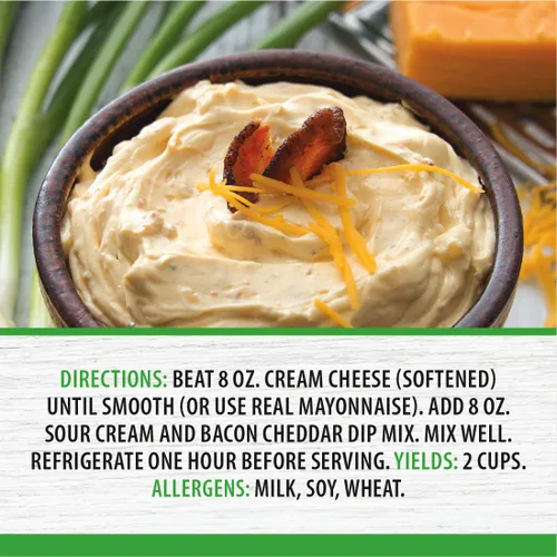 Miniatura 3 de RADA Dip de mezcla rápida de tocino y queso cheddar