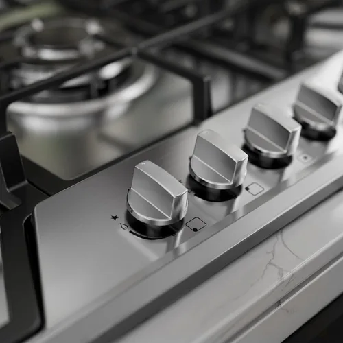 Miniatura 4 de Placa de cocina de gas de 36 pulgadas con 5 quemadores sellados, estufa empotrable de acero inoxidable con rejillas de hierro fundido aptas