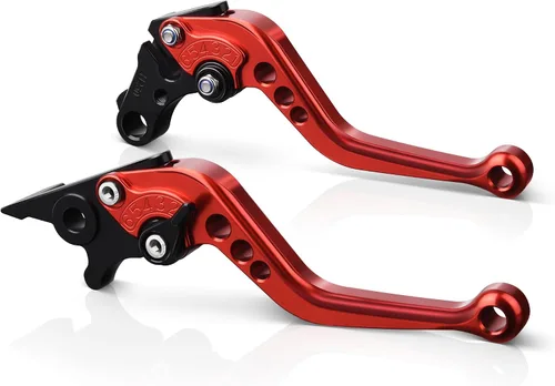Miniatura 8 de MICTUNING Palancas de embrague de freno corto CNC para motocicleta, 6 engranajes ajustables compatibles con Kawasaki Ninja Honda CBR Ducati Yamaha