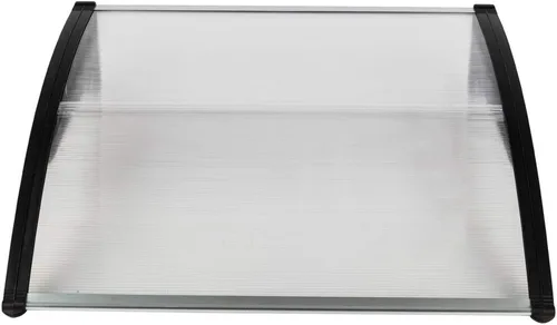 Miniatura 13 de Toldo de policarbonato para ventana exterior de 116 pulgadas x 78 pulgadas x 39 pulgadas, lámina hueca para puerta de patio