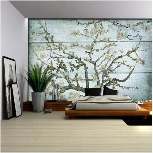 Miniatura 12 de Wall26 - Papel tapiz en color cobre con estampado de "Almendro en flor" de Vincent Van Gogh