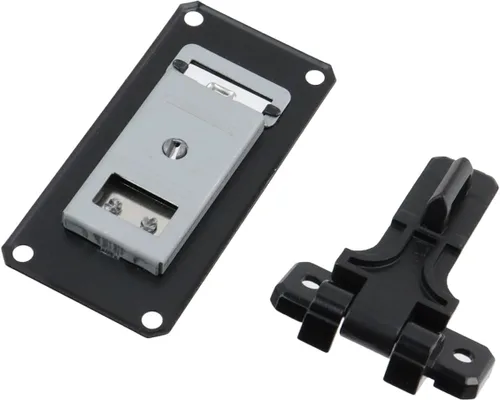 Miniatura 3 de T Tulead 2 piezas de cerrojo de bloqueo, cerradura de combinación de candado para equipaje con llave, hebilla de bloqueo para equipaje, gabinete