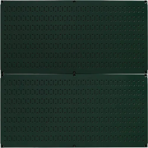 Miniatura 19 de Tablero horizontal para herramientas de garaje para pared, dos tablas de 32 pulgadas de ancho x 16 pulgadas de alto, fáciles de instalar Metálico