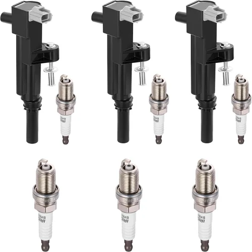Miniatura 10 de BDFHYK Paquete de bobinas de encendido UF535 y bujías de iridio 95983 compatibles con Mercedes-Benz C230 C280 CLK350 E350 ML350 SLK280 Dodge