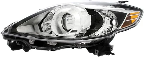Miniatura 8 de Para Mazda 5 Faros Lámparas Set 2008 2009 Halógeno Negro Trim Conductor y Pasajero Lado