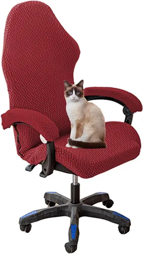Miniatura 11 de Fundas para sillas de juego con fundas para apoyabrazos, funda para silla de escritorio, funda para silla de computadora, funda elástica para silla