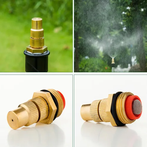 Miniatura 3 de Rociador de riego de jardín Boquilla de pulverización de riego ajustable G1/2" rosca macho