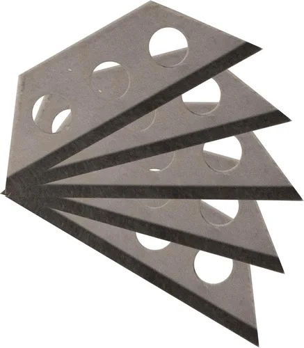 Miniatura 3 de ALLWAY MKB5 - Cuchillas de micro, color plateado, 5 unidades (paquete de 1)