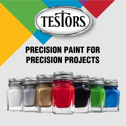 Miniatura 4 de Testors Pintura de Esmalte, Blanco Mate, 1/4-Onza