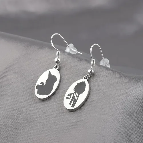 Miniatura 2 de Beetlejuice - Pendientes de regalo de la película Beetlejuice Lydia Deetz, regalo de Broadway, teatro musical, regalo para amantes del cine de terror