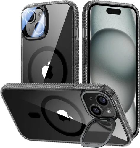 Miniatura 78 de VOFATA - Funda magnética para iPhone 17 Pro Max, cubierta para cámara con soporte, protección completa para la cámara, compatible con MagSafe