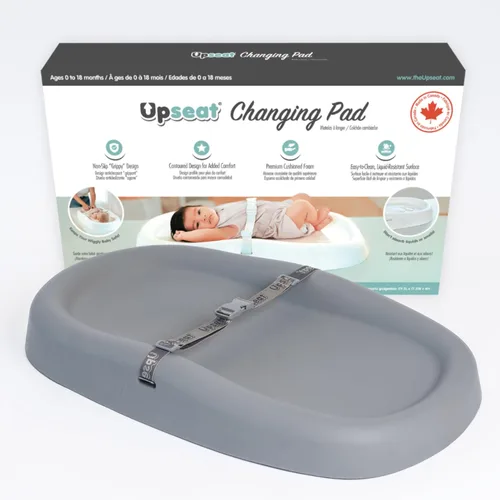Upseat Cambiador de bebé, diseño antideslizante y agarre, espuma acolchada de alta calidad, contorneada para mayor comodidad, impermeable y fácil de