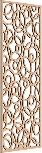 Miniatura 59 de Latrobe Paneles de pared decorativos de madera con calado, 9 3/8 pulgadas de ancho x 24 3/8 pulgadas de alto x 3/8 de alto, roble rojo rojo (Red Oak)