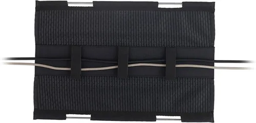 Miniatura 4 de Perfect POSTURE Mini organizador de cables de malla, sistema de gestión de cables montado en abrazadera, malla flexible y compatible con escritorio