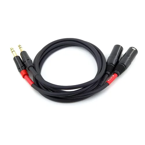 Miniatura 11 de Cable XLR de 1/4 de pulgada a 3 pines, cable equilibrado de micrófono TRS macho a XLR macho de 0.250 in (1 pie)
