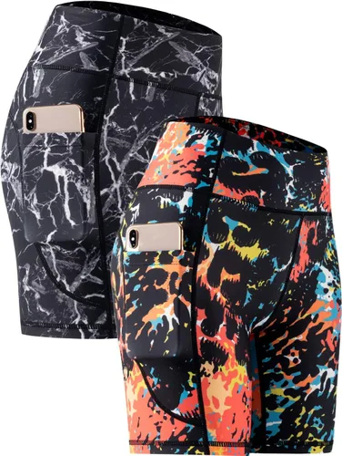CADMUS Pantalones cortos de yoga de cintura alta para mujer de 3 pulgadas, 4 pulgadas, 6 pulgadas, 7 pulgadas, 8 pulgadas, sensación desnuda,
