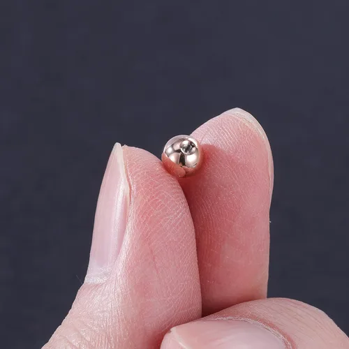 Miniatura 6 de AoedeJ Parte trasera de aretes de acero inoxidable con cierre de bola, reemplazos de parte trasera de aretes, parte trasera de aretes con tuerca