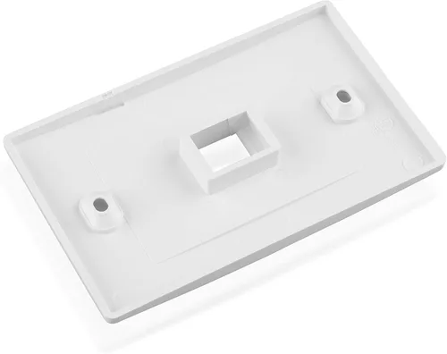 Miniatura 4 de [UL Listed] Cable Matters - Placa de pared en blanco para toma trapezoidal, Blanco