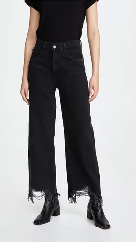 Miniatura 2 de DL1961 Jeans Hepburn de pierna ancha y tiro alto para mujer