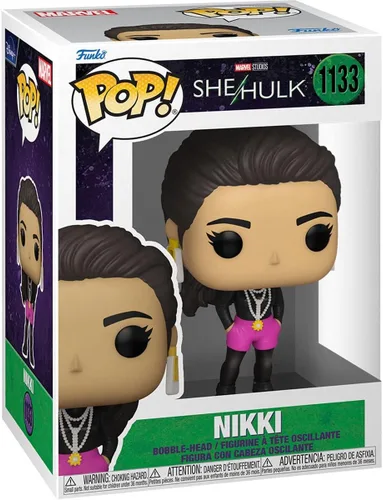 Miniatura 2 de POP Marvel: [She Hulk] Attorney at Law - Figura de vinilo de Nikki Funko (con funda protectora de caja compatible), multicolor, 3.75 pulgadas