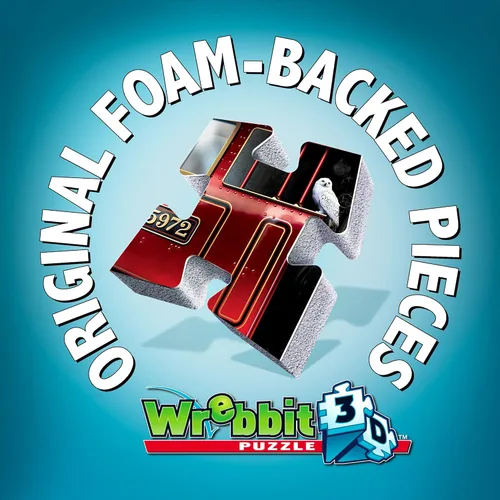 Miniatura 5 de Wrebbit3D Harry Potter - Rompecabezas 3D modelo de Hogwarts Express 460 piezas de rompecabezas Construye el icónico tren y viaje a través