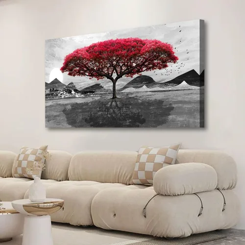 Miniatura 11 de Cuadros en Lienzo de Puesta de Sol en la Playa Arte de Pared para Sala de Estar Dormitorio Decoración de Pared, Impresiones de Arte de Pared