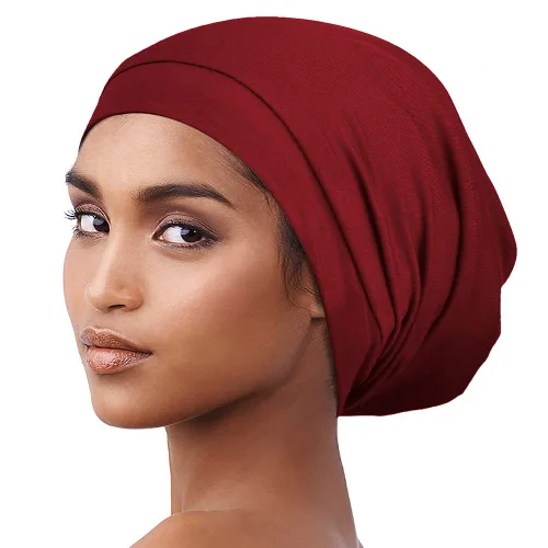 Miniatura 144 de Alnorm - Gorro con forro de satén y suave banda elástica para hombres y mujeres, talla única Se ajusta a la mayoría